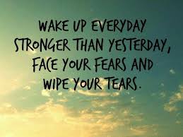 Face your fears and wipe your tears. #Strength #BeatCancer ... via Relatably.com