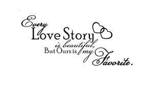 Amazon.com - English Love Quote-&quot;Every Love Story Is Beautiful ... via Relatably.com