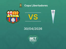 Palpite Barcelona Guayaquil x Universidad Católica: análise, odds e apostas