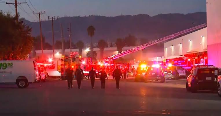 News helicopter crashes in Los Angeles while covering bus collision that killed two; at least one dead in aircraft crash