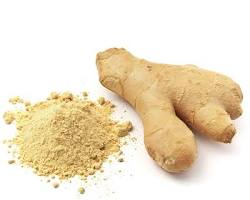 Image of Ginger root and powder