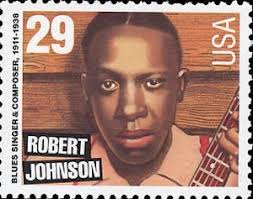 <b>Robert Johnson</b> auf Briefmarke der USA von 1994 Am 16. - robert-johnson-Blues-Briefmarke