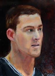 Aron-baynes-portrait. Aaron Baynes, by Michal Dye. He looks like an absolute brute, but isn&#39;t too much of an enforcer. He&#39;s a musclebound lug, ... - aron-baynes-portrait
