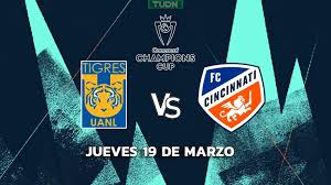Horario y dónde ver Cincinnati vs. Tigres de la Concachampions 2026
