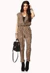Traffic People Traffic People Hawaiian Leopard Jumpsuit at ASOS