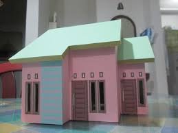 Hasil gambar untuk miniatur rumah styrofoam