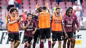 salernitana vs sampdoria