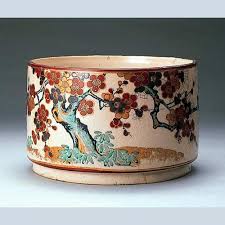 野々村仁清（京焼色絵の祖）と色絵雉香炉（国宝）、色絵梅花図