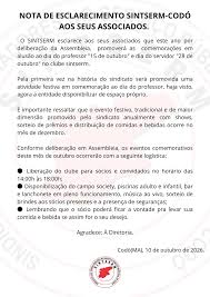 VEJA DETALHES: SINTSERM anuncia festa do professor e do servidor público em sede própria