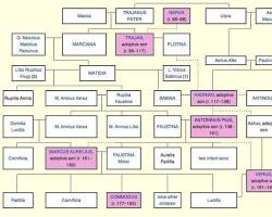 Image of NervaAntonine Dynasty family tree