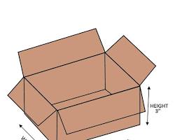 Image of box of A4 paper with dimensions labeled