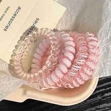 Pinky Hair Coil Tie