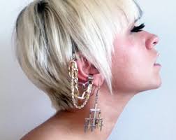 SALE - Baller Status 3-Chain Double Ear Cuff, Unisex, OOAK, OSFA. SALE - Baller Status 3-Chain Double Ear Cuff, Unisex, OOAK, OSFA... $20.00 USD EatDaRich - il_340x270.337426850