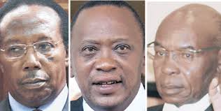 Former KPLC boss Samuel Gichuru, President Uhuru Kenyatta, S.K. Macharia of Royal Media Services - case