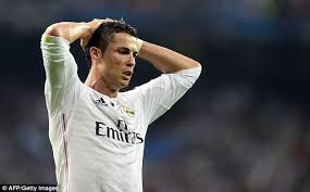 Image result for PIC OF A DISAPPOINTED RONALDO