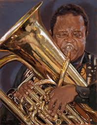 Jazz Legend- Howard Johnson Painting - jazz-legend-howard-johnson-larry-seiler