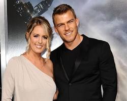 Image of Alan Ritchson with his family