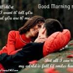 Good morning Quotes for Husband, Romantic morning message for my love via Relatably.com