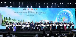 Công bố 100 doanh nghiệp bền vững tại Việt Nam 2024