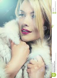 Pretty blonde woman in winter coat - pretty-blonde-woman-winter-coat-warm-33452369