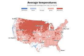 Scorching July may end up the warmest month on record across the U.S.