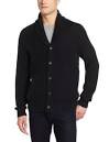 Mens black shawl collar cardigan