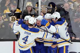 Sabres boat race Bruins in Boston to set up closeout game in Buffalo