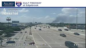 Warehouse fire reported in Houston’s East End; firefighters at the scene