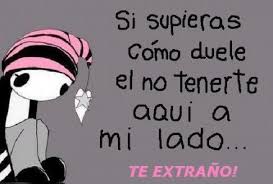 Resultado de imagen para te extraño amor