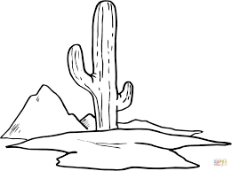 Résultat de recherche d'images pour "cactus coloring pages"