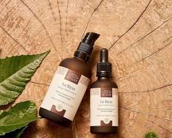 Image de huile d'argan et de ricin soin cheveux flacon bois