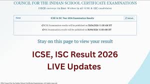 ICSE 10th, ISC 12th Result 2026 Live Updates: Will hard copies of marksheets be available today?