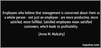 Employees who believe that management is concerned about them as a ... via Relatably.com