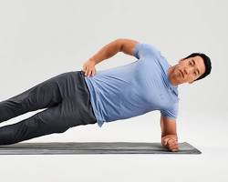 Image of person doing a side plank exercise