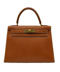 Hermès Vintage Kelly 28 Sellier Gold Courchevel GHW #V Circle ASL10312 – Luxury Promise