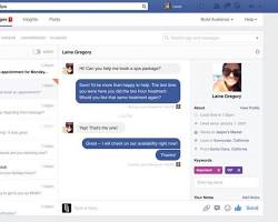 Image of Facebook customer service page