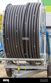 Irrigation Coil Pipe at Trailer Farming Equipment Stock ...
