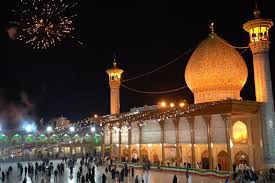 طنین گلبانگ الله اکبر در حرم شاهچراغ (ع) + فیلم