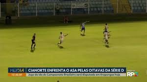 Cianorte enfrenta o ASA pelas oitavas da Série D em Arapongas
