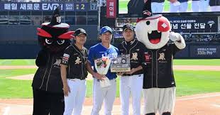 KBO 삼성 라이온즈와 KT 위즈 경기, 오승환 은퇴투어 사진