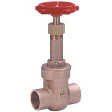 Milwaukee Valve Gate Valve, Class 125, 1 In., Solder, Bronze ...