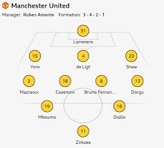 Man Utd v Everton: Team news