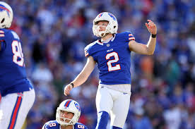 Buffalo Bills running back at Kicking
