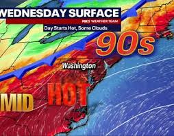 DC weather: Hot, humid Wednesday with showers and thunderstorms
