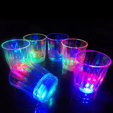 Image result for 24pcs Flash Light up Cups Flashing Shots Light 24 LED Bar Night Club Party Drink