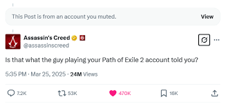 Assassin's Creed Account Claps Back at Elon Musk Over 'Shadows' Criticism