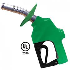 7H-0100 - new OPW 7H green nozzle with spout ring, no hold ...