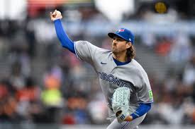 Kevin Gausman pitching during an MLB game