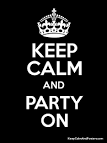 Keep Calm and Party On - Paperless Post