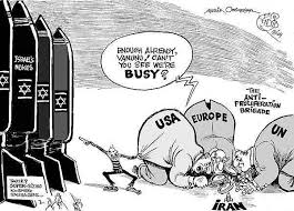 Image result for ISRAELI NUCLEAR weapons CARTOON